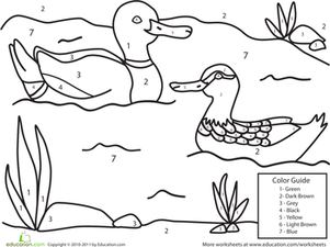 按数字着色