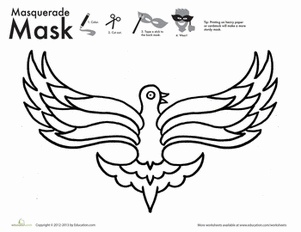鸟类面具着色