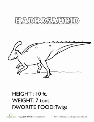 恐龙快乐！Hadrosaurid