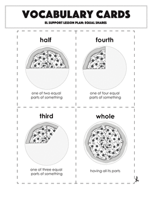 词汇卡:同等份额